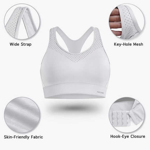 High support grey sports bra - never worn - Picture 4 of 6